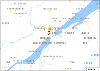 map of Finian