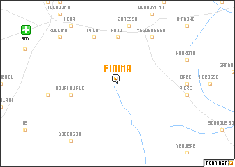 map of Finima