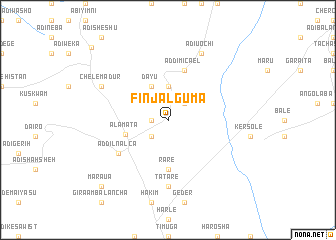 map of Finjal Guma
