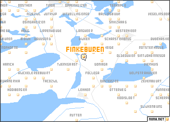 map of Finkeburen