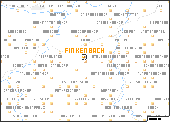 map of Finkenbach