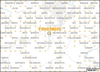 map of Finkenberg
