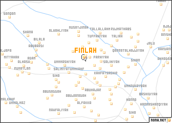 map of Finlah