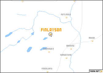 map of Finlayson