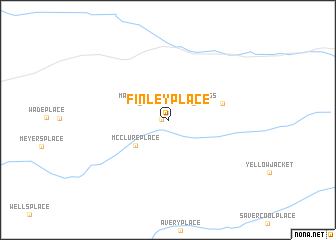 map of Finley Place