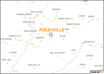 map of Finleyville
