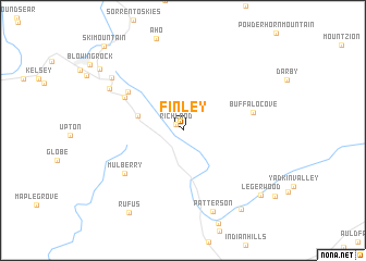 map of Finley