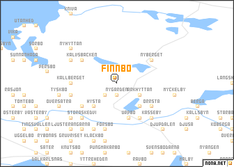 map of Finnbo