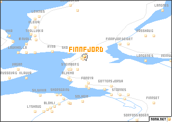 map of Finnfjord