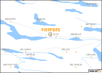 map of Finnfors