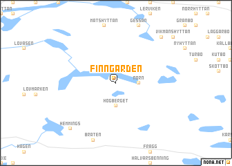 map of Finngården
