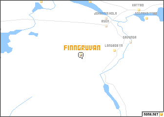 map of Finngruvan