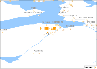 map of Finnheim