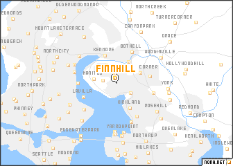 map of Finn Hill