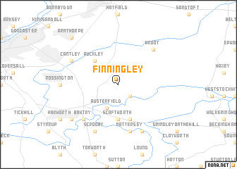 map of Finningley
