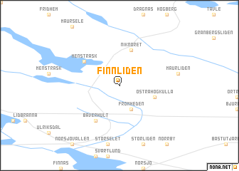 map of Finnliden