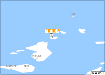 map of Finnøy