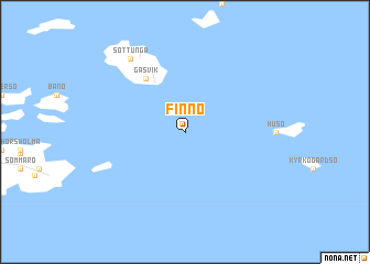 map of Finnö