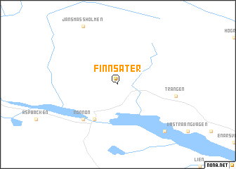 map of Finnsäter