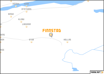 map of Finnstad