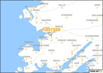 map of Finntorp