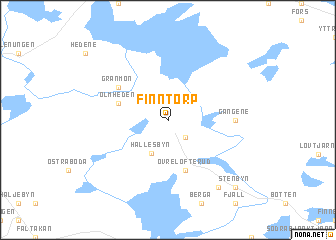 map of Finntorp