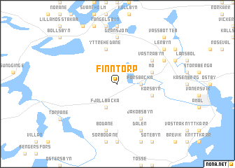 map of Finntorp