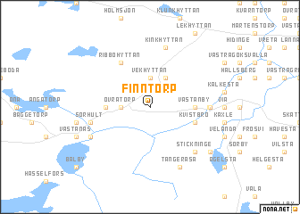 map of Finntorp