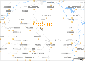 map of Finocchieto