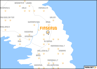 map of Finserud