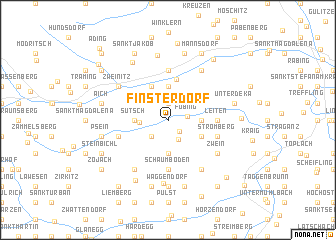 map of Finsterdorf