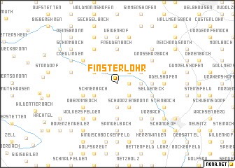 map of Finsterlohr