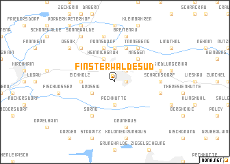 map of Finsterwalde-Süd