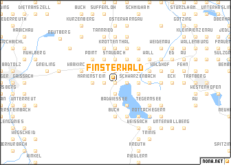 map of Finsterwald