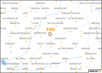 map of Fins