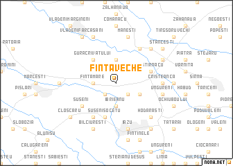 map of Finta Veche