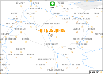 map of Finteuşu Mare