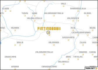 map of Fîntîna Babii