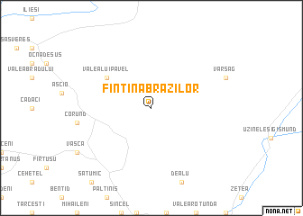 map of Fîntîna Brazilor