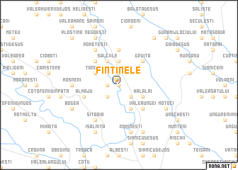 map of Fîntînele