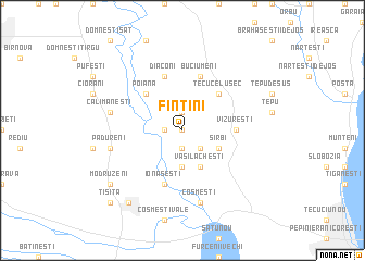 map of Fîntîni