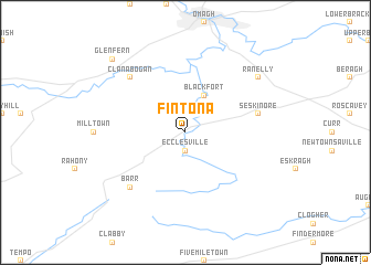 map of Fintona