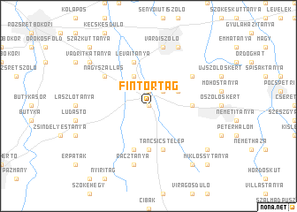 map of Fintortag