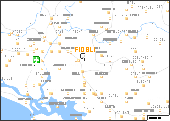 map of Fiobli