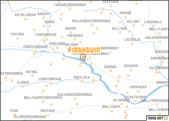 map of Fiodh Dúin