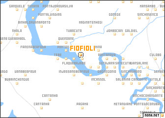 map of Fiofioli