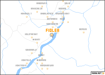 map of Fiolea