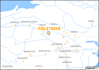 map of Fioletovka