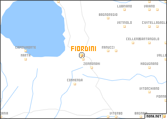 map of Fiordini