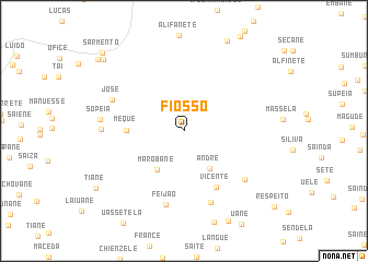 map of Fiosso